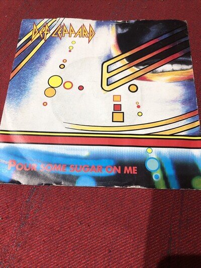Def Leppard - Pour Some Sugar On Me (7", Single, Pap)