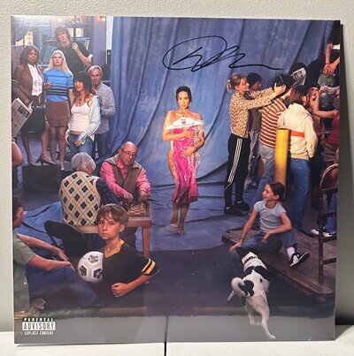 Demi Lovato It’s Not That Deep Indie Ivory Vinyl Autographed Cover