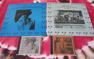 Bob Wills; The Crosley/Presto Transcriptions (like Tiffany) Collection NM