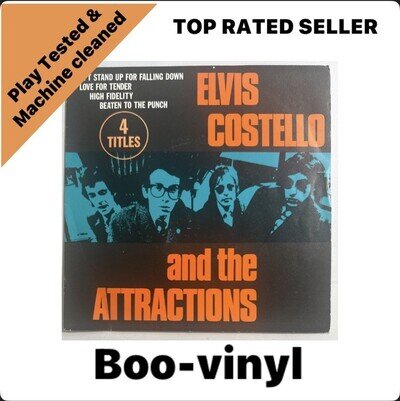 Elvis Costello ~ I can't stand up for falling down ~ French Issue EP Vinyl EX/EX