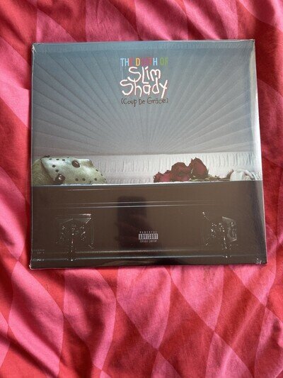 Eminem The Death Of Slim Shady Blood Stain Clear New Sealed Vinyl LP