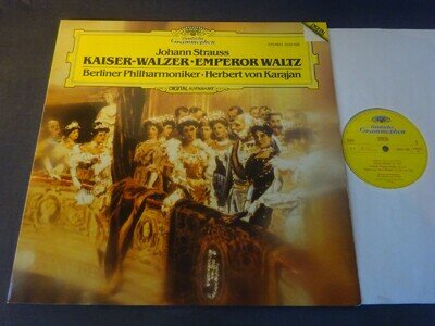 JOHANN STRAUSS - EMPEROR WALTZ etc LP, Berlin P/O, Karajan, DG 2532 026