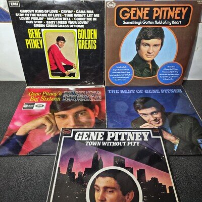 Gene Pitney x5 - 12" LP Vinyl Record Bundle
