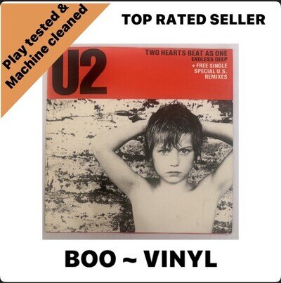 U2 - Two Hearts Beat As One & Free US Remixes 7" Single 2 x 7" 1983 Vinyl NM/EX