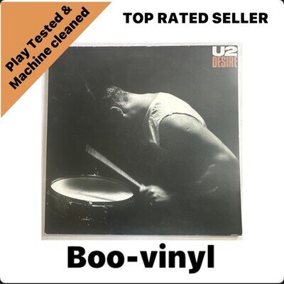 U2 - Desire - 12" Vinyl Single Gatefold Sleeve EX / VG+ Condition