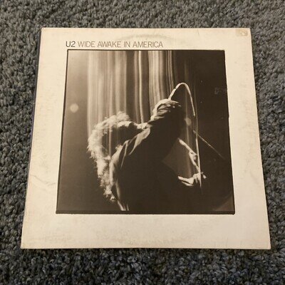 U2 Wide Awake In America 12” Vinyl LP 1985 Island Records ‎90279 1