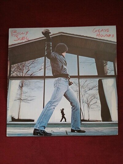 BILLY JOEL - GLASS HOUSES - 12" VINYL LP - 1980 - UK CBS 86108 VG/VG+
