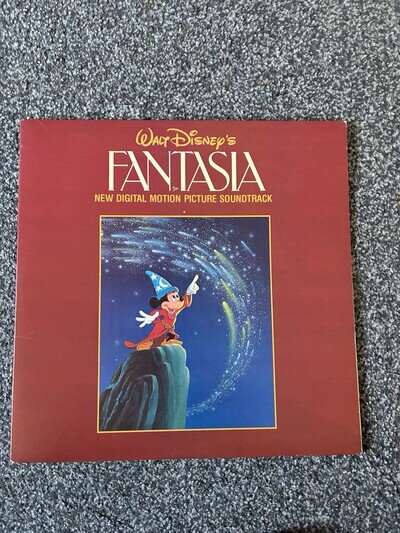 Walt Disney Fantasia Picture Soundtrack Vinyl LP 1983 Buena vista