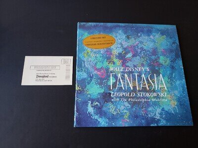1970s EXCELLENT LP'S & MINT-COVER/BOOKLET Walt Disney's Fantasia 101 3LP33