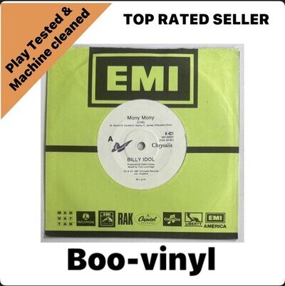 Billy Idol ~ Mont Mony ~ Australian Issue Vinyl Record EX / VG+