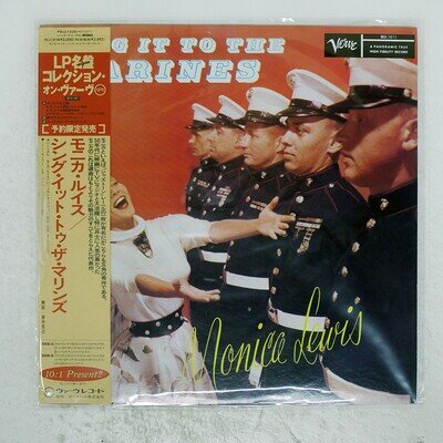 MONICA LEWIS SING IT TO THE MARINES VERVE POJJ1535 Japan OBI VINYL LP