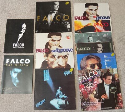 FALCO VINYL LP/12" Single/Programme Collection
