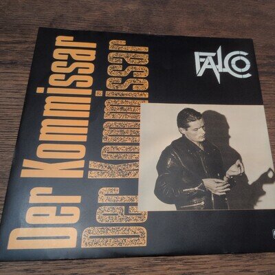 Falco - Der Kommissar UK release 12" vinyl 1982 NM VINYL