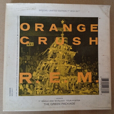 R.E.M. Orange Crush 7" Vinyl Single in Box with Poster Warner Bros. W2990B