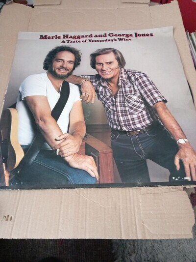 Merle Haggard & George Jones A Taste Of Yesterday's Wine 12" Vinyl LP