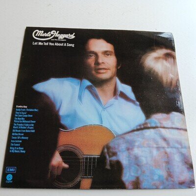Merle Haggard & The Strangers / Let Me Tell You 1972 VINYL LP EX £5 FLAT POST