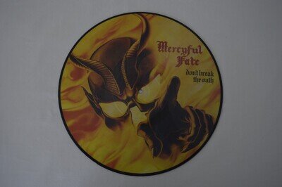 MERCYFUL FATE DON'T BREAK THE OATH hard to find UK picture disc LP cleaned NM