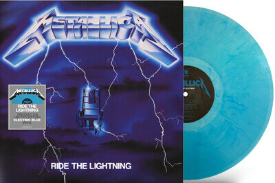Metallica - Ride the Lightning Limited Edition Electric Blue Vinyl LP NEW SEALED