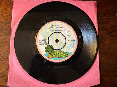 RICHARD & LINDA THOMPSON - HOKEY POKEY - UK - 7" SINGLE - 1974