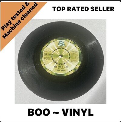 Rick James ~ You And I ~ 1978 Motown 7” Vinyl Record EX / M Condition