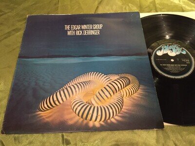 THE EDGAR WINTER GROUP WITH RICK DERRINGER - BLUE SKY 1975 UK LP A1/B2 VG+/M