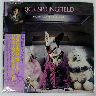 RICK SPRINGFIELD SUCCESS HASN'T SPOILED ME YET RCA RPL8127 Japan OBI VINYL LP