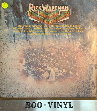 Vinyl LP Rick Wakeman Journey To The Centre Of The Earth 1974 Gatefold AMLH63621