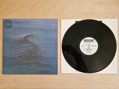 Ride, Nowhere, USED EXCELLENT - ORIGINAL UK VINYL LP 1990 IN EMBOSSED SLEEVE