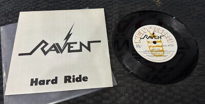 RAVEN Hard Ride UK 1ST PRESS NEAT 1981 NEAR MINT