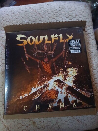 Soulfly - Chama LP Yellow Orange Corona VINYL(like New/played Once)