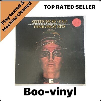 Steppenwolf Gold - Their Greatest Hits 12" Vinyl Record Asian Issue EX / VG+