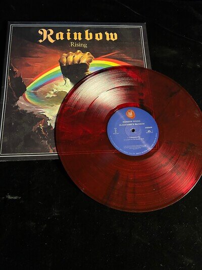 Blackmore's Rainbow Rainbow Rising RED MARBLED VINYL LP MELT 009