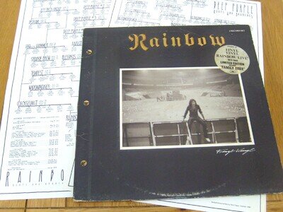 Rainbow - Final Vinyl Polydor PODV8 + POSTERS 1986 DOUBLE ALBUM