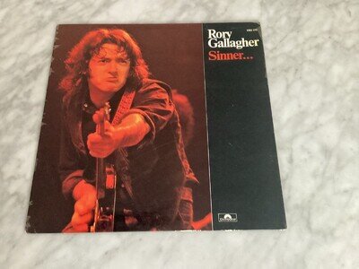 RORY GALLAGHER: RARE SINNER…& SAINT VINYL LP 1975. POLYDOR 2383315 VG CONDITION