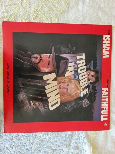 TROUBLE IN MIND SOUNDTRACK LP MARK ISHAM Marianne Faithfull (cut out) US pressed