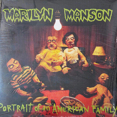 Marilyn Manson - Portrait Of An American Family - 2LP Blue Coloured Vinyl Record