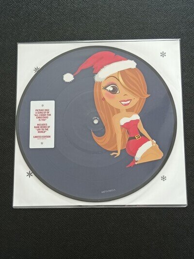 Mariah Carey – All I Want For Christmas 10″ Picture Vinyl Rare Numbered #06449