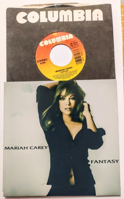 MARIAH CAREY FANTASY 7" US VINYL 45 - FREE CUSTOM PIC SLEEVE