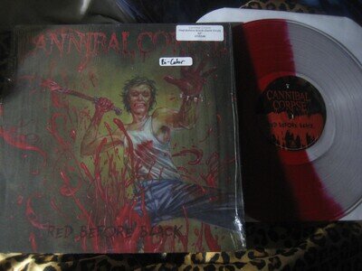 CANNIBAL CORPSE red before black BI-COLOR VINYL LP 2014 deicide morbid angel