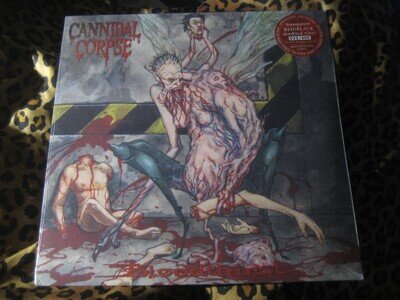 CANNIBAL CORPSE bloodthrist RED BLACK MARBLE VINYL LP 2018 deicide morbid angel
