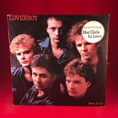LOVERBOY Keep It Up - 1983 Dutch VINYL LP + INNER Hot Girls in Love record B