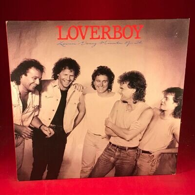 LOVERBOY Lovin' Every Minute Of It 1985 Dutch vinyl LP + INNER original CBS
