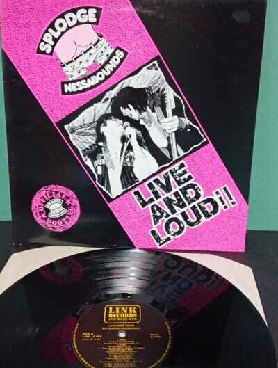 Splodge Nessabounds Live and Loud 1988 EX+