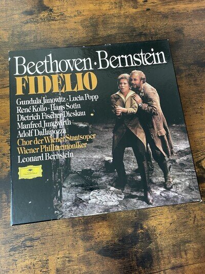 Beethoven - Fidelio - Leonard Bernstein - 3Lp Box Set - Stereo - UK - 1978