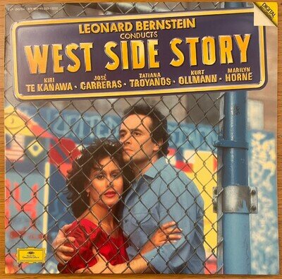 LEONARD BERNSTEIN - WEST SIDE STORY Soundtrack German 1985 EX/EX 2xLP