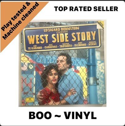 Leonard Bernstein - West Side Story - Double Vinyl LP Record - 1985 EX / EX