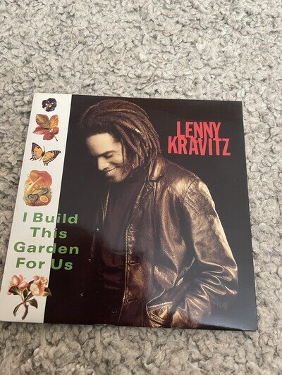 Lenny Kravitz - I Build This Garden For Us 7” Black Vinyl Single Virgin 1990 VG+