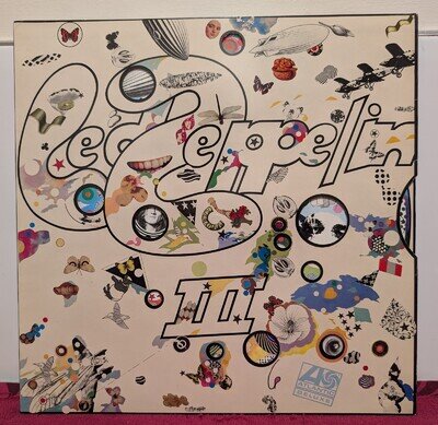 LED Zeppelin III 1970 LP Vinyl Gatefold Record Album First Pressing NM/VG+