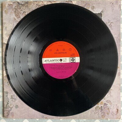 LED ZEPPELIN IV - PLUM LABEL 1st PRESS 1971 Vinyl LP A3 B4 PORKY PECKO