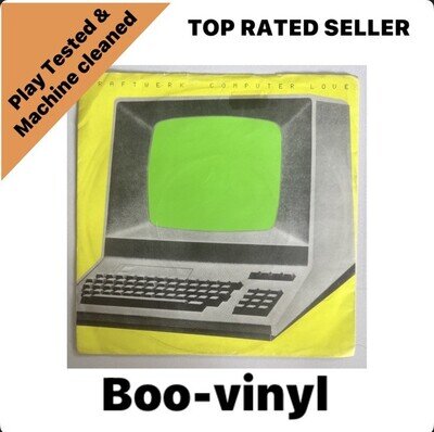 Kraftwerk - Computer Love/The Model - Org UK Yellow Sleeve P/S 1981 EX /VG+